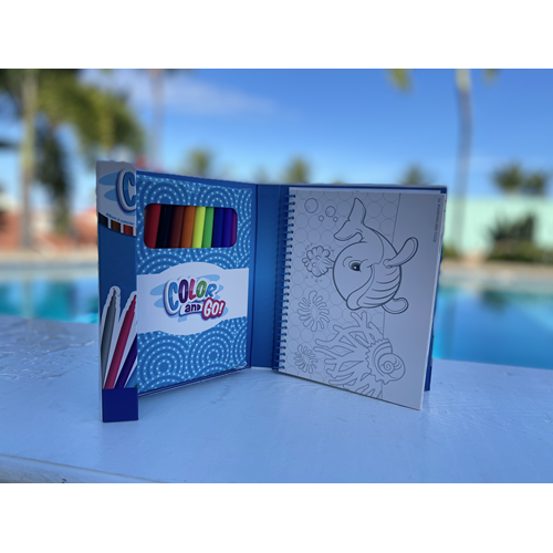 'Color and Go' Aquatic Travel Coloring Book